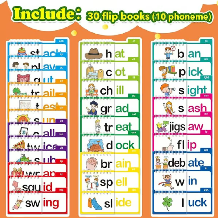 🔥LAST DAY 49% OFF 📚30 Read and Rhyme Flip Books