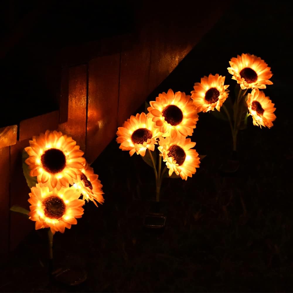 Sunflower Glow Path Lights