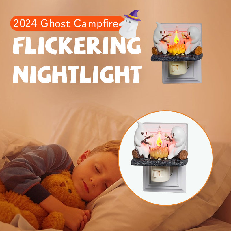 Ghostly Campfire Night Light
