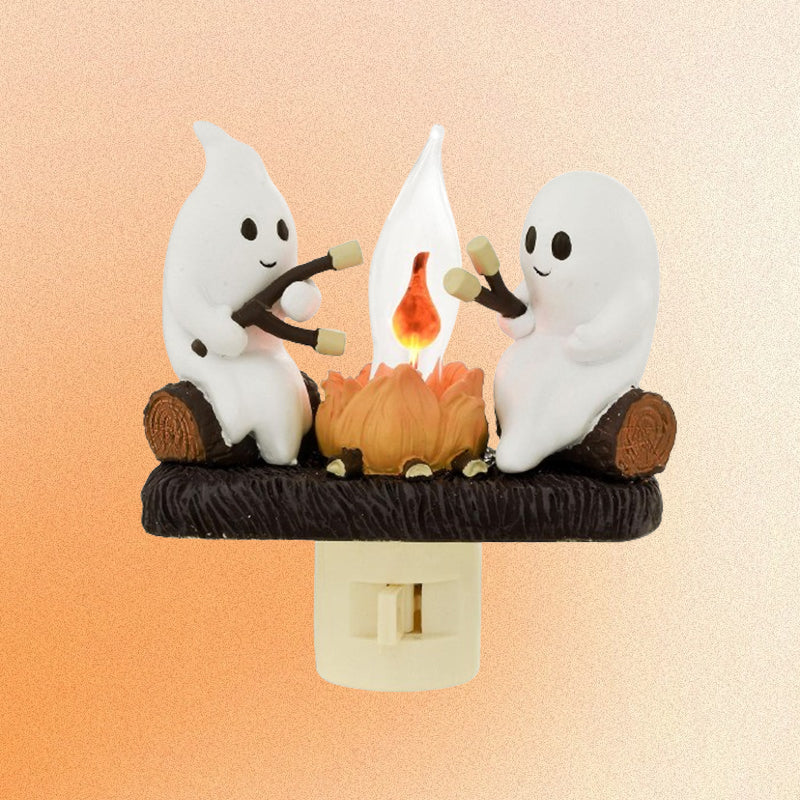 Ghostly Campfire Night Light