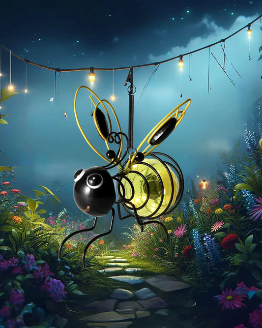 🔥 Last Day Sale Price | 🐝Outdoor Hanging Solar Bee Light