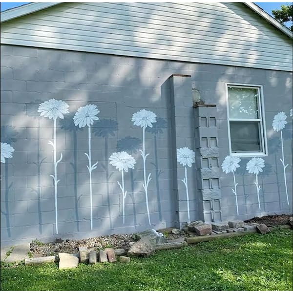 🔥 Last Day Sale Price | 6 Pcs Large 💐 Eptchn Garden Fence Large Flower Stencils🌻DIY Decoration BloomTrace