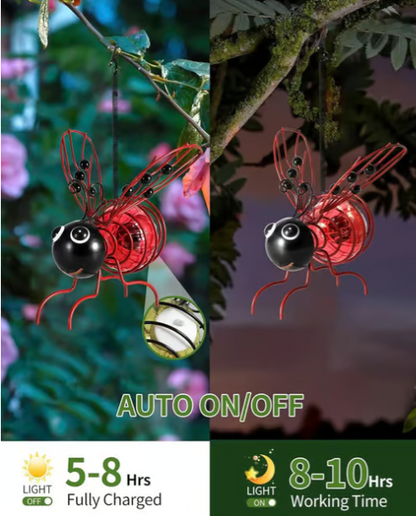 🔥 Last Day Sale Price | 🐝Outdoor Hanging Solar Bee Light