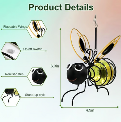 🔥 Last Day Sale Price | 🐝Outdoor Hanging Solar Bee Light