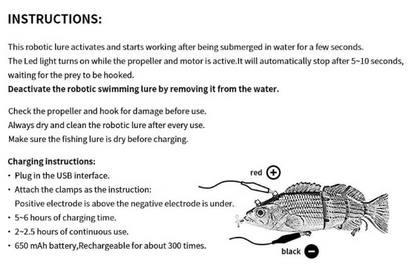RoboSwim Electric Lure