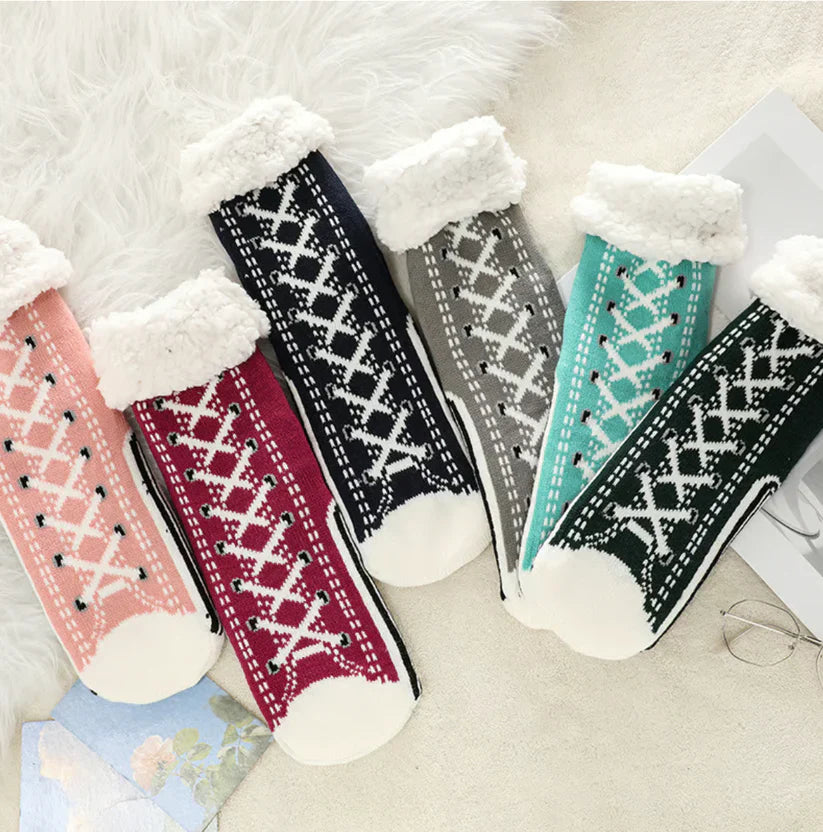 Ultra-thick Cashmere Slipper Home Socks 2025