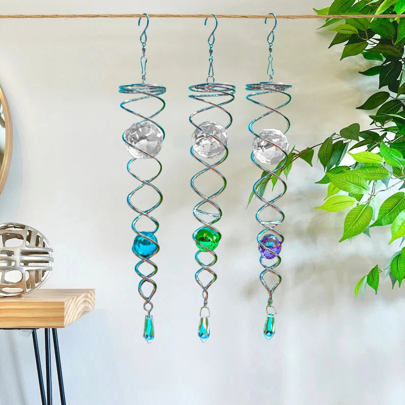 ✨16 inches Length- Handmade Spiral Crystal
