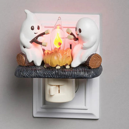 Ghostly Campfire Night Light