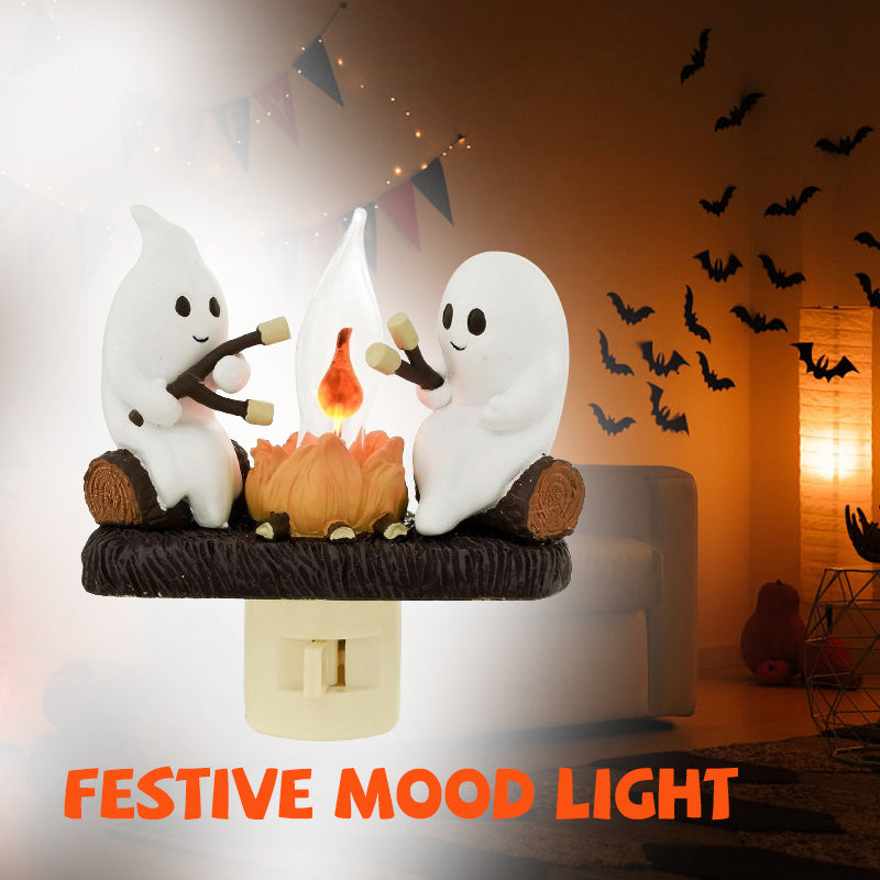 Ghostly Campfire Night Light