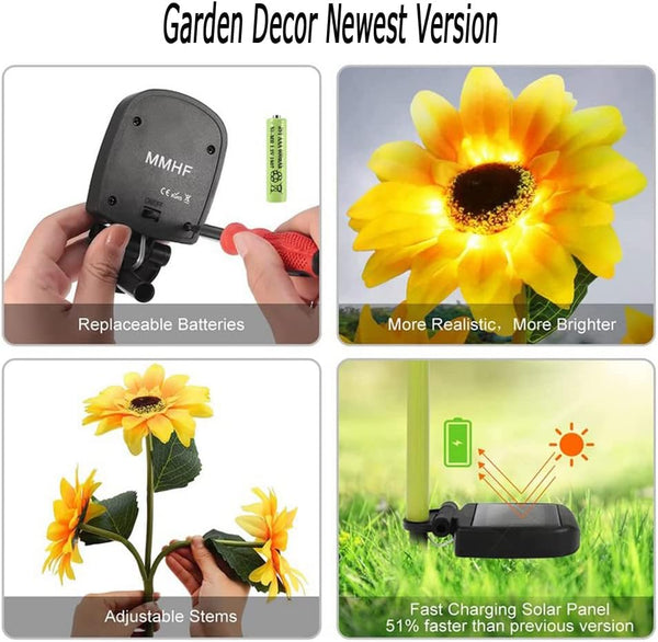 Sunflower Glow Path Lights