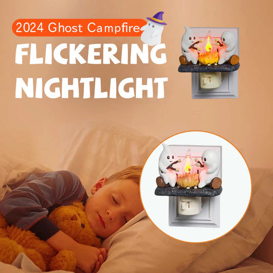 Ghostly Campfire Night Light