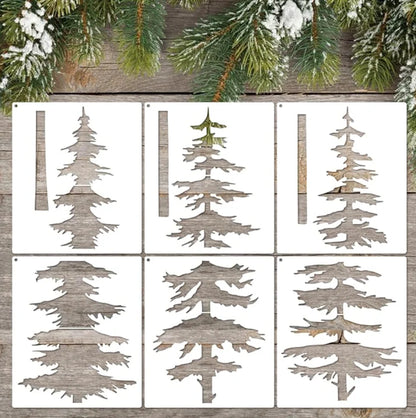 🔥 Last Day Sale Price | 6 Pcs Large 💐 Eptchn Garden Fence Large Flower Stencils🌻DIY Decoration BloomTrace